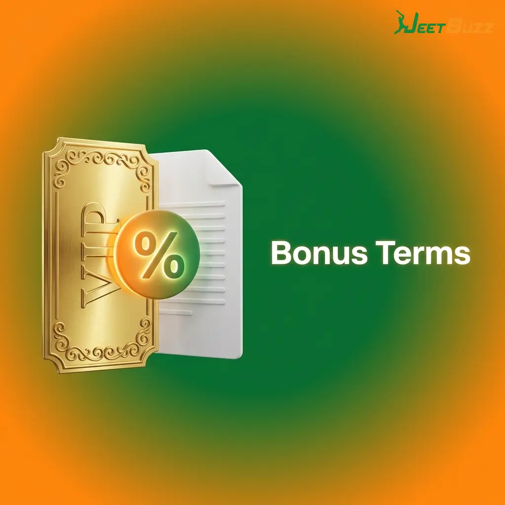 Jeetbuzz bonus terms and conditions covering wagering requirements, cashback, free spins, promo codes, and validity rules