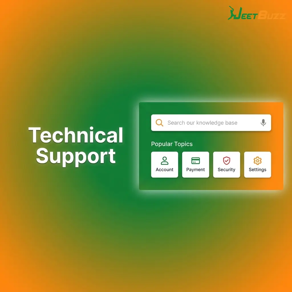 Jeetbuzz technical support team assisting users with login failures, payment issues, and game errors via live chat or email
